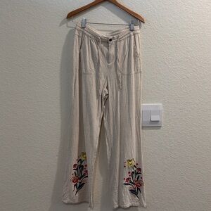 47. 🥳 Style Me Embroidered Pants Viscose&Linen